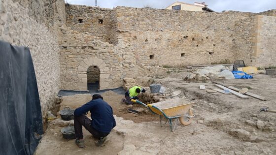 Portell transforma el ‘corro’ en espacio cultural con el posible descubrimiento de tener el castillo cristiano más antiguo del territorio valenciano