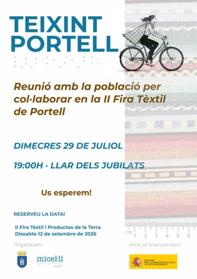 Portell prepara la II Feria Textil con una reunión abierta a la población