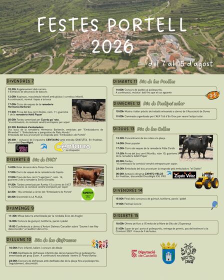 Portell da el pistoletazo de salida a sus fiestas