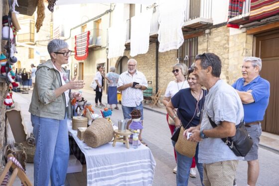 Portell vive la segunda edición de la Fira Tèxtil i de Productes de la Terra